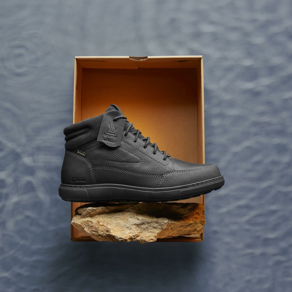 Mapstone Hi GORE-TEX Black Warmlined Leather | Clarks Sale - Men