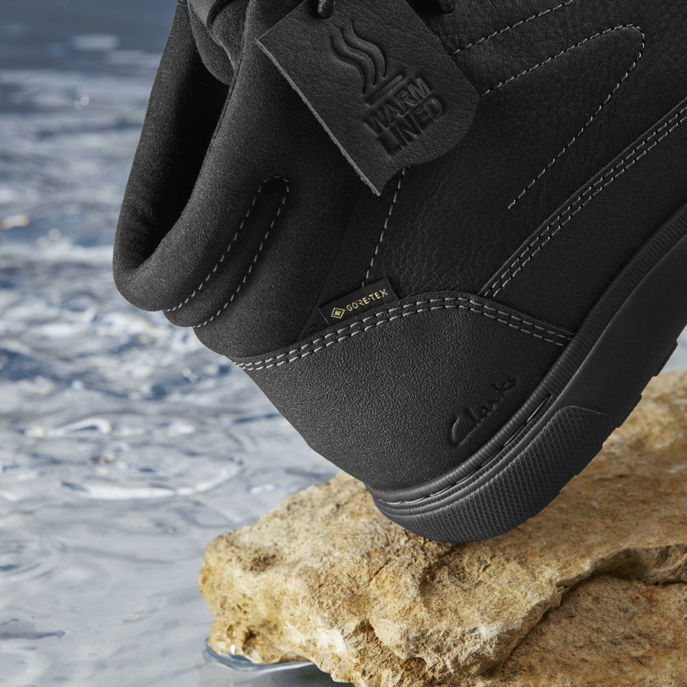 Mapstone Hi GORE-TEX Black Warmlined Leather | Clarks Sale - Men
