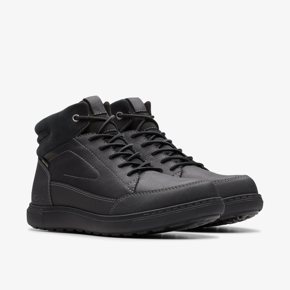 Mapstone Hi GORE-TEX Black Warmlined Leather | Clarks Sale - Men