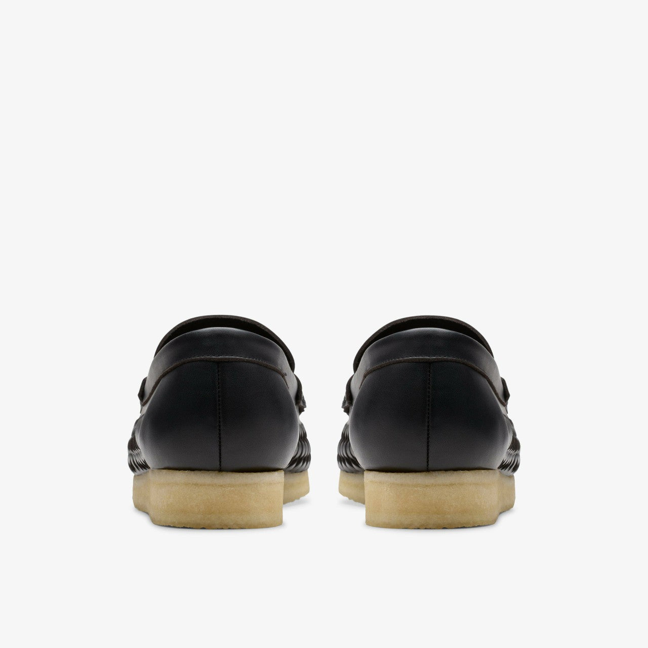 Wallabee Penny Weave Black Leather | Clarks online - Men