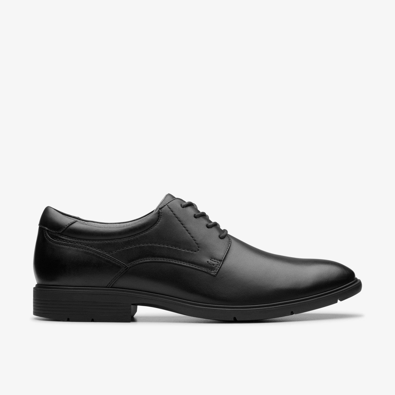 Eldredge Plain Black Leather | Clarks Sale - Men