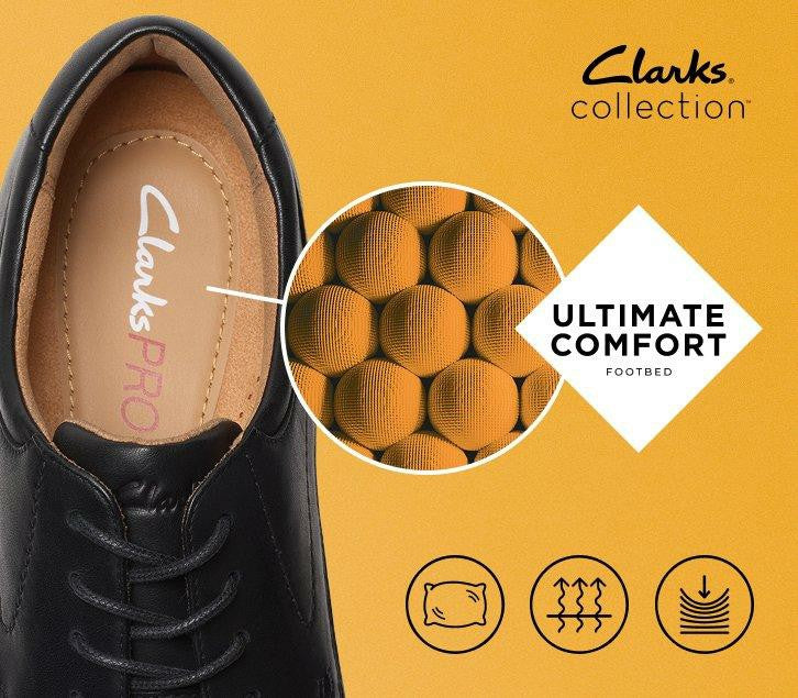 Eldredge Plain Dark Brown Leather | Clarks for sale - Men