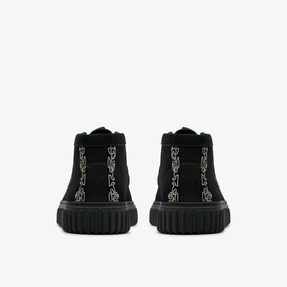 Torhill Woven Black Suede | Clarks Sale - Men