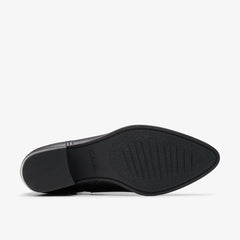 Morzine Sky Ankle Boot Black Leather | Clarks online - Women