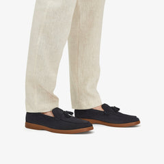 Torford Tassel Navy Suede | Clarks outlet - Men