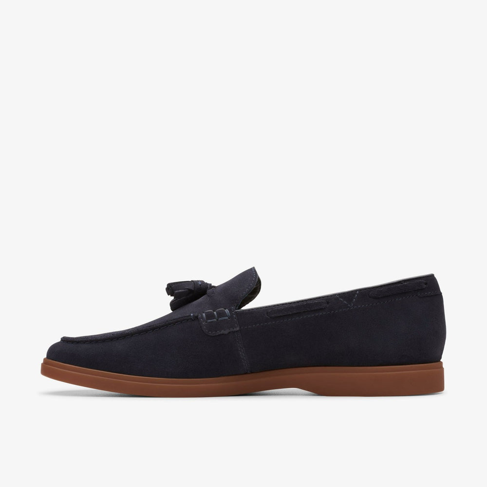 Torford Tassel Navy Suede | Clarks outlet - Men