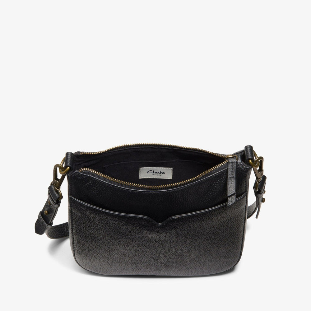 Topsham Willow Black Leather | Clarks online - Women