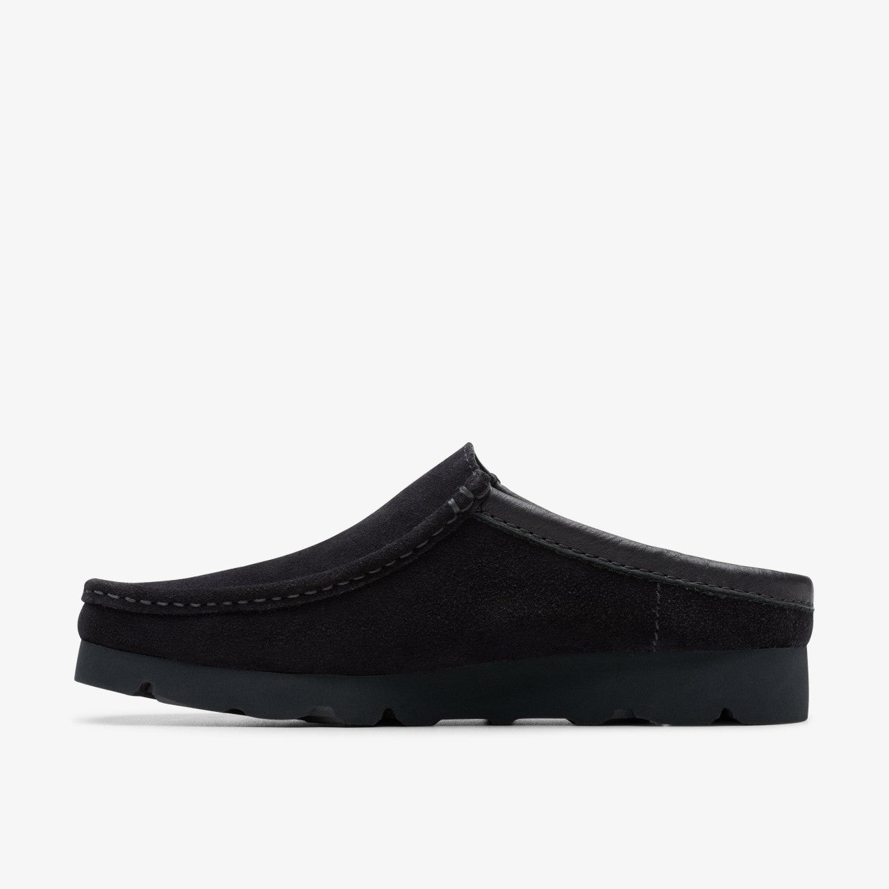 Wallabee Slip Black Suede | Clarks outlet - Men