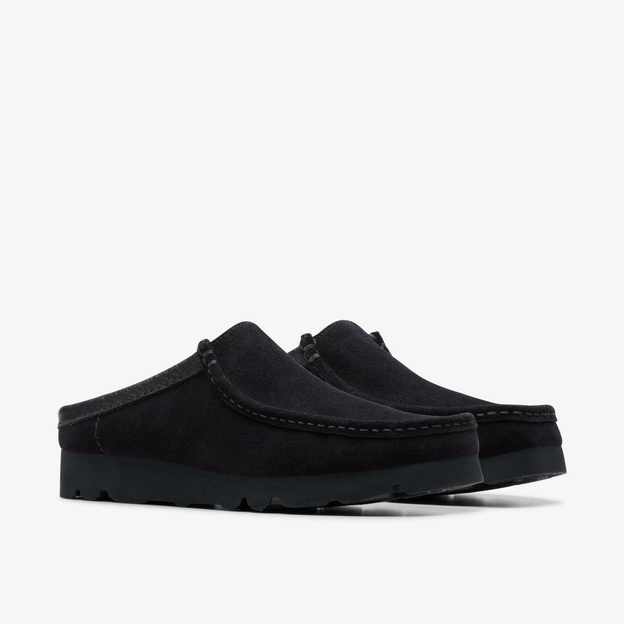 Wallabee Slip Black Suede | Clarks outlet - Men
