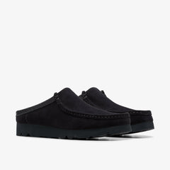 Wallabee Slip Black Suede | Clarks outlet - Men