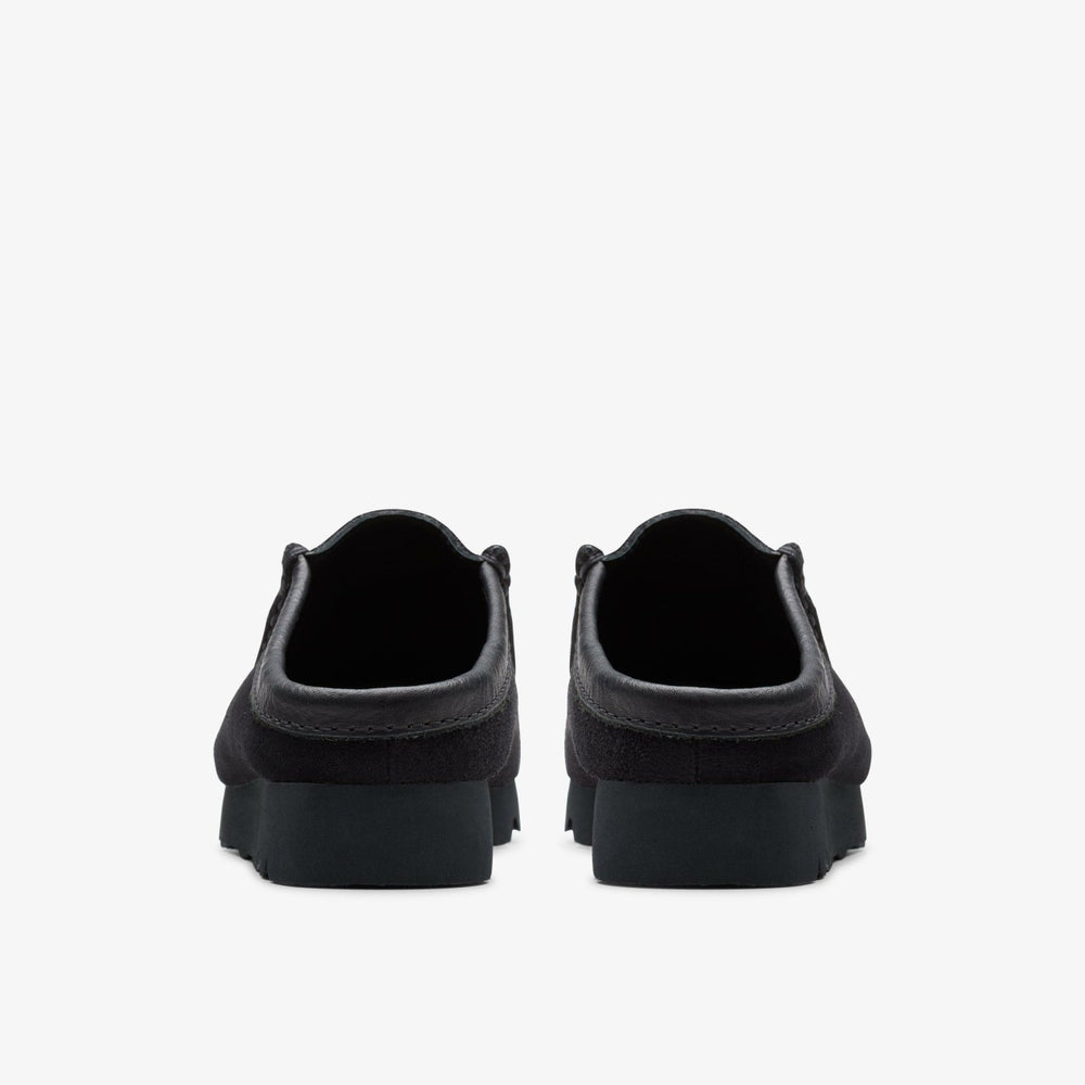 Wallabee Slip Black Suede | Clarks outlet - Men