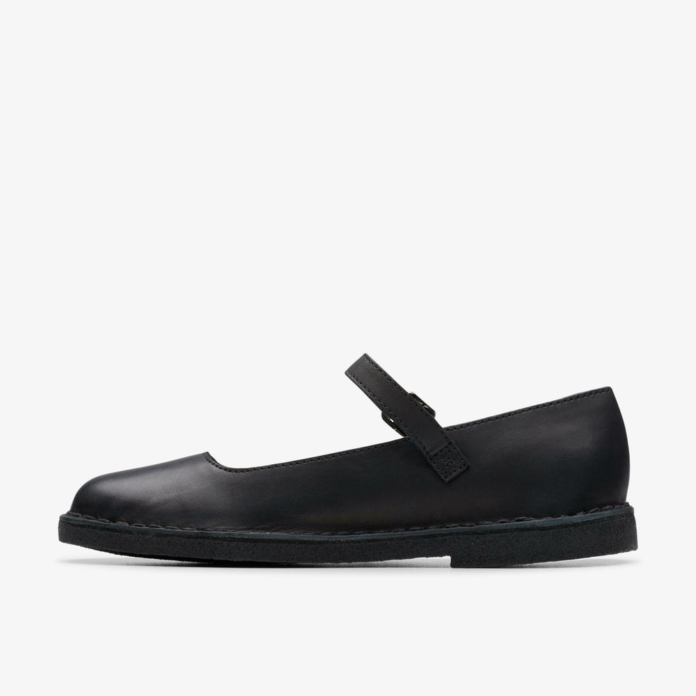 Desert Jane Black Leather | Clarks online - Women