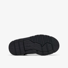 Lorcam Trail Kid Black Leather | Clarks on Sale - Kids
