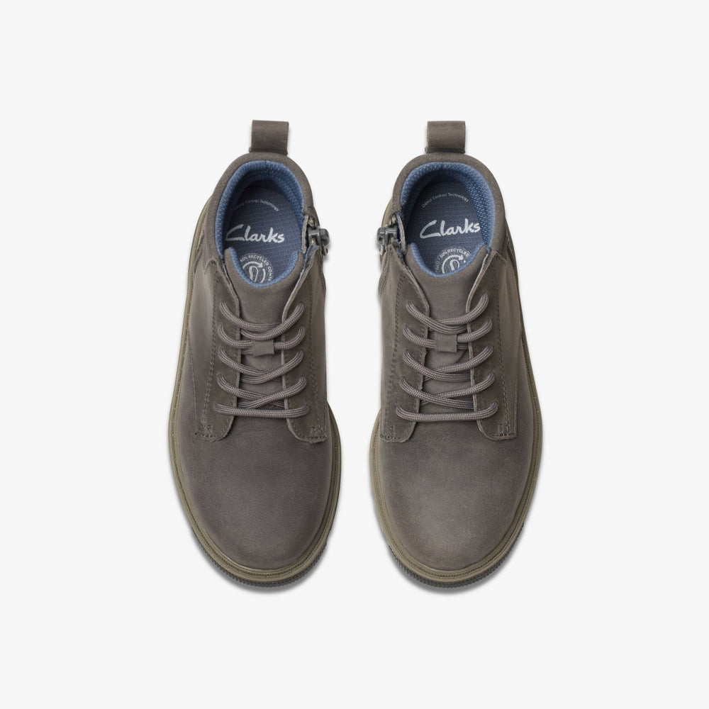 Lorcam Trail Kid Dark Grey | Clarks for sale - Kids