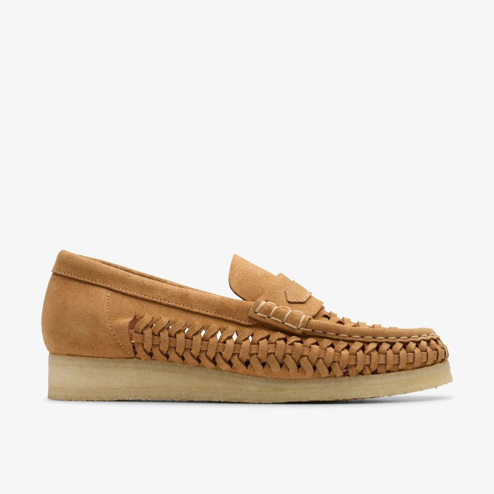 Wallabee Loafer Weave Tan Suede | Clarks outlet - Women