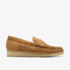 Wallabee Loafer Weave Tan Suede | Clarks outlet - Women