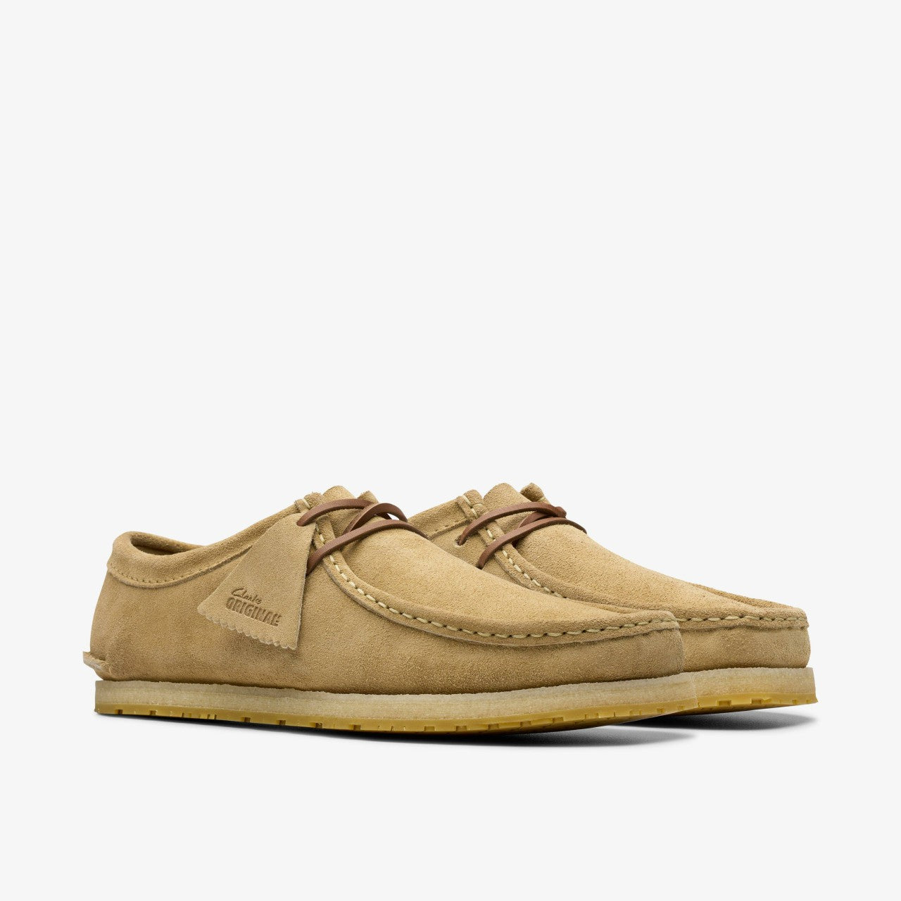 Godney Lace Dark Sand Suede | Clarks outlet - Men