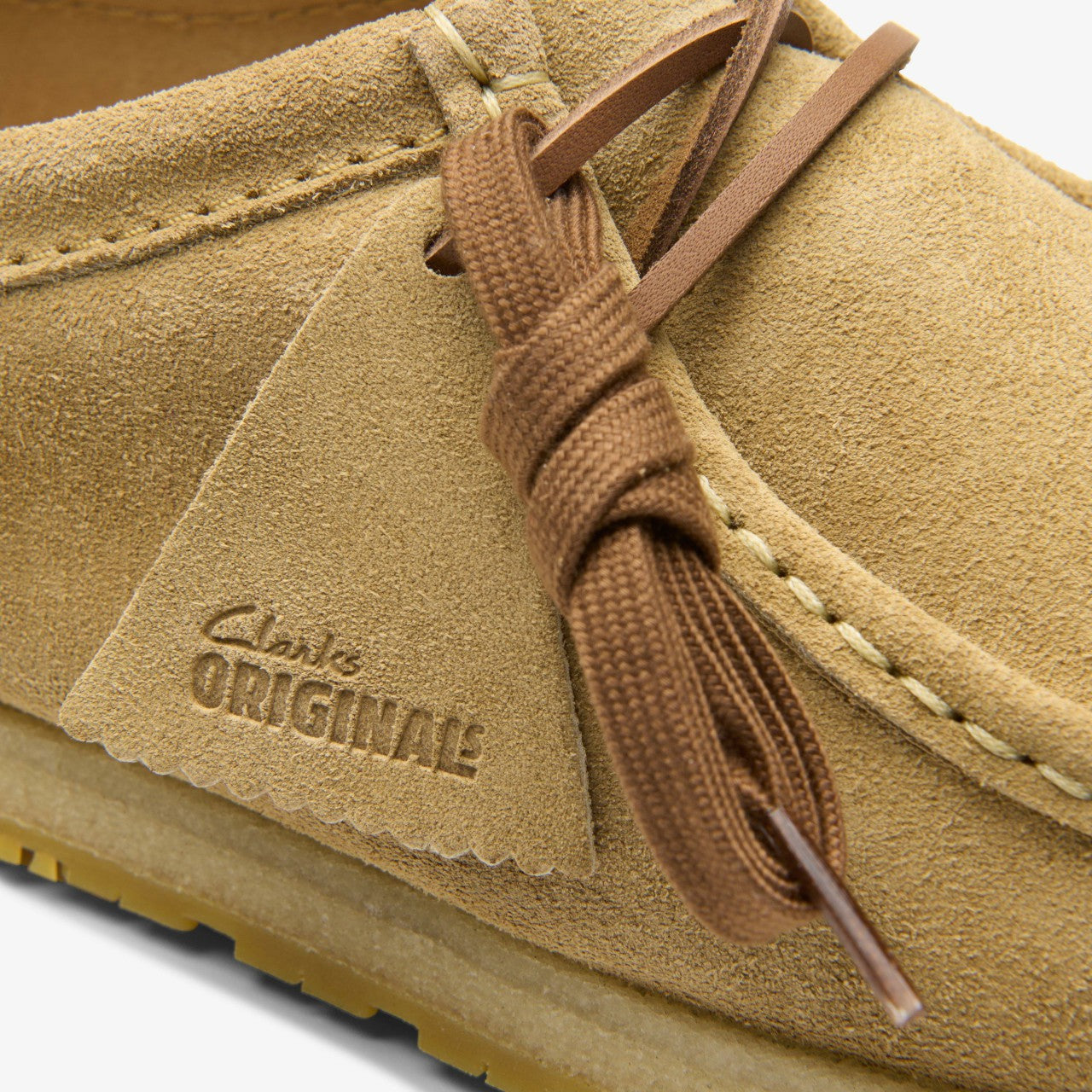 Godney Lace Dark Sand Suede | Clarks outlet - Men