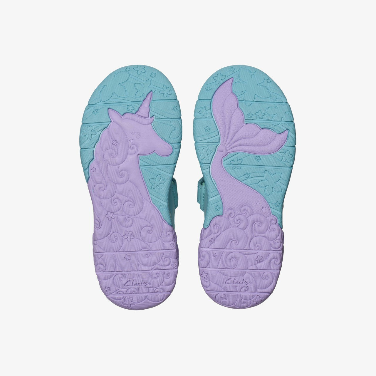 Tidal Shell Kid Light Blue Combination | Clarks for sale - Kids