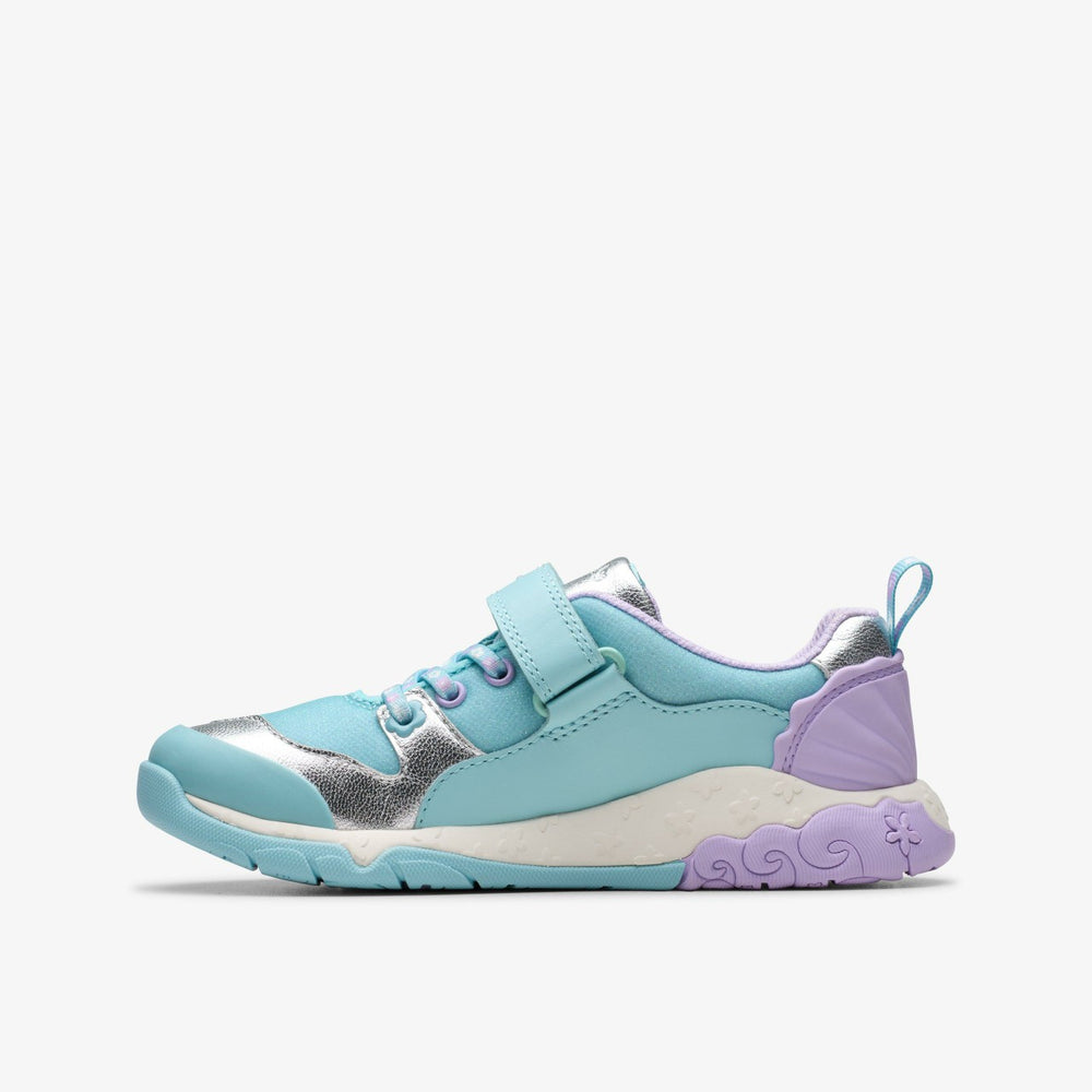 Tidal Shell Kid Light Blue Combination | Clarks for sale - Kids