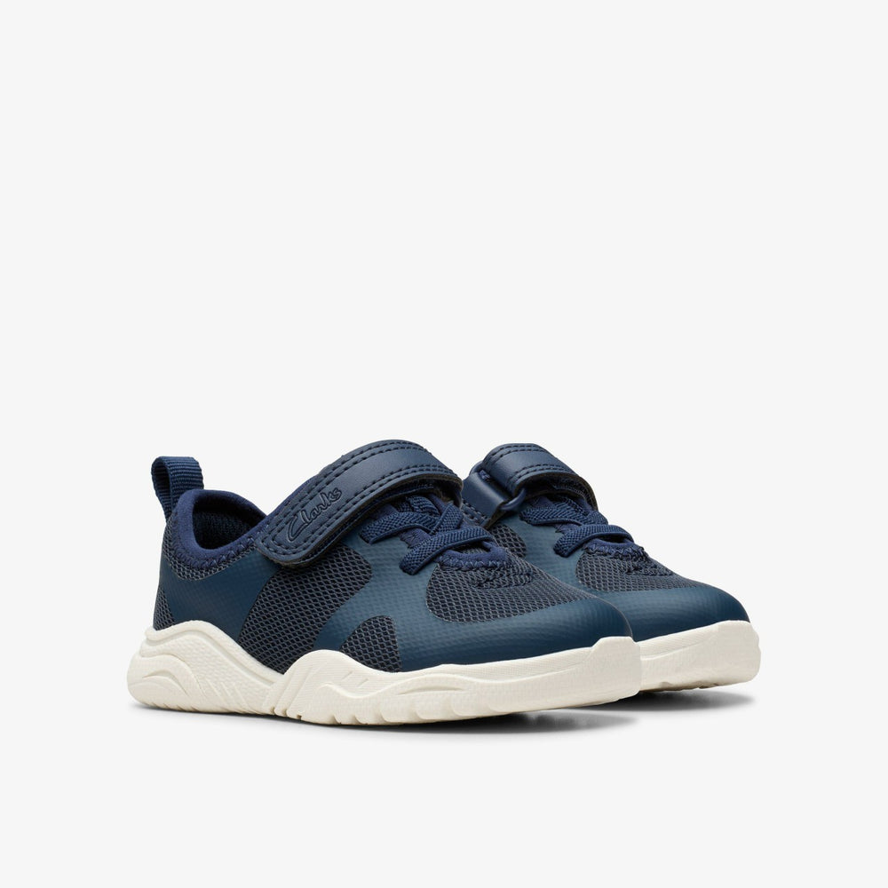 Feather Ath Toddler Navy | Clarks online - Babies / Kids