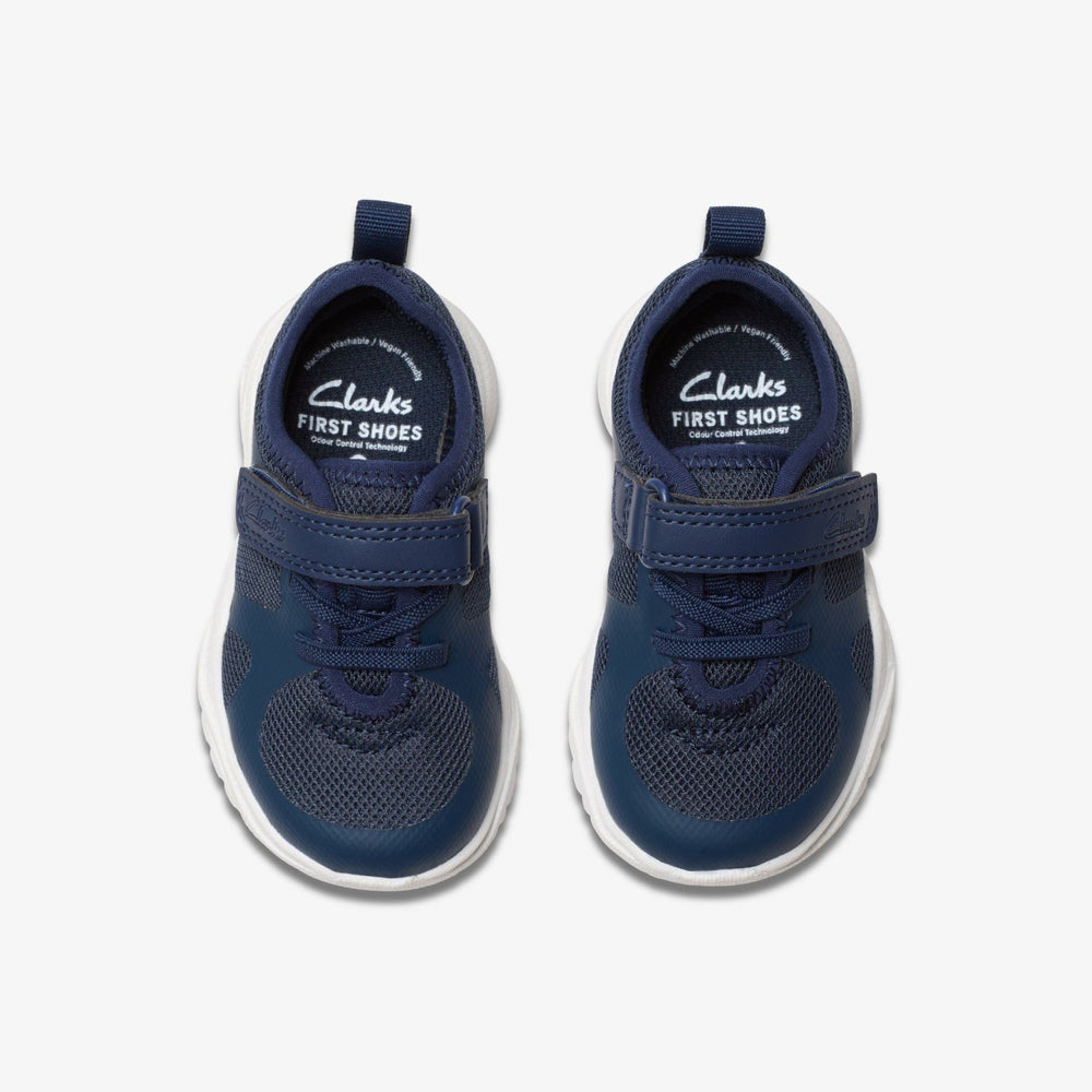 Feather Ath Toddler Navy | Clarks online - Babies / Kids