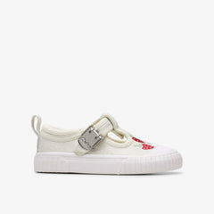 Foxing Berry Toddler Silver Fabric | Clarks discount - Kids / Babies