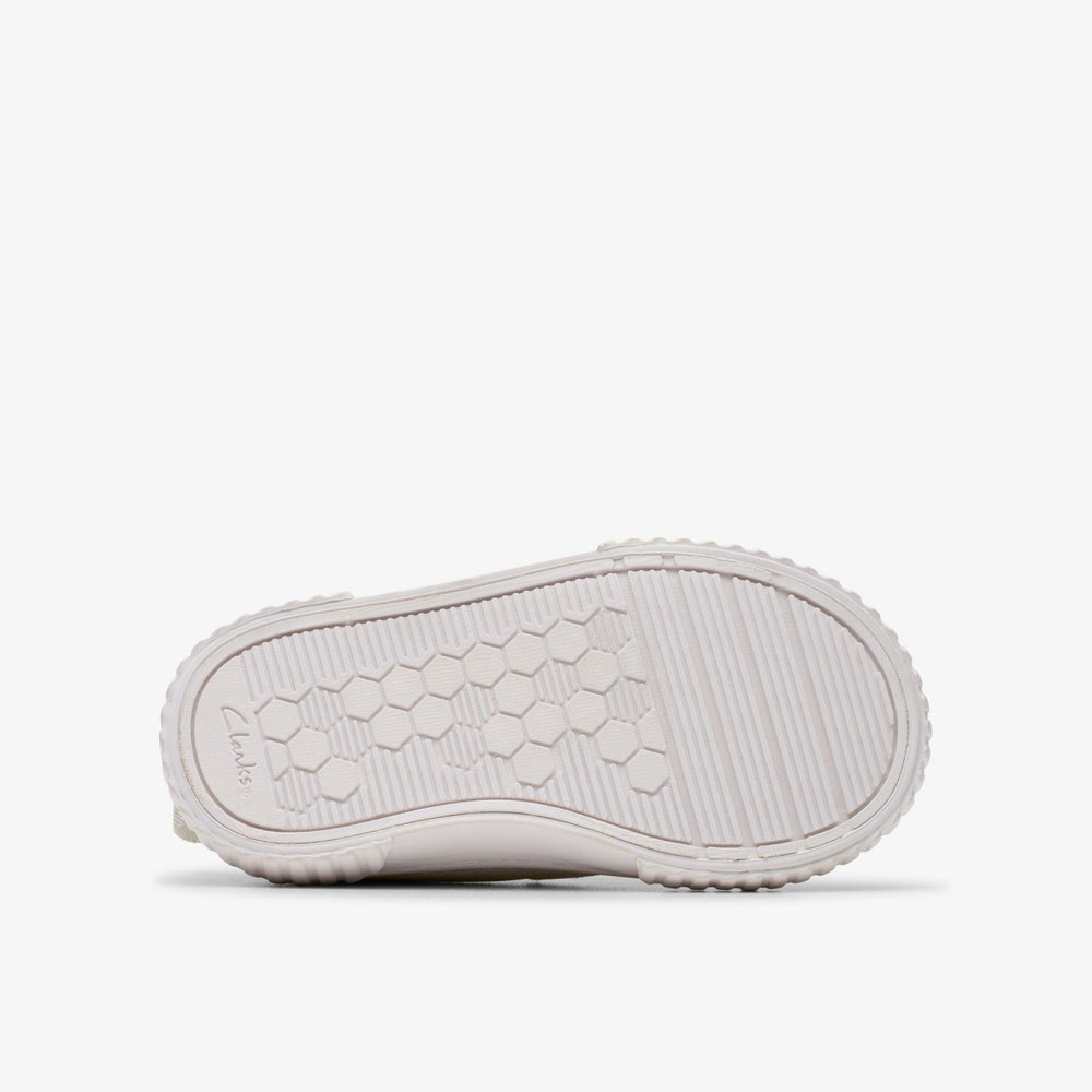Foxing Berry Toddler Silver Fabric | Clarks discount - Kids / Babies