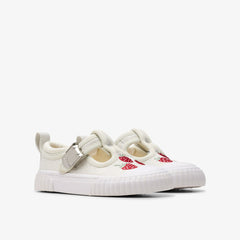 Foxing Berry Toddler Silver Fabric | Clarks discount - Kids / Babies