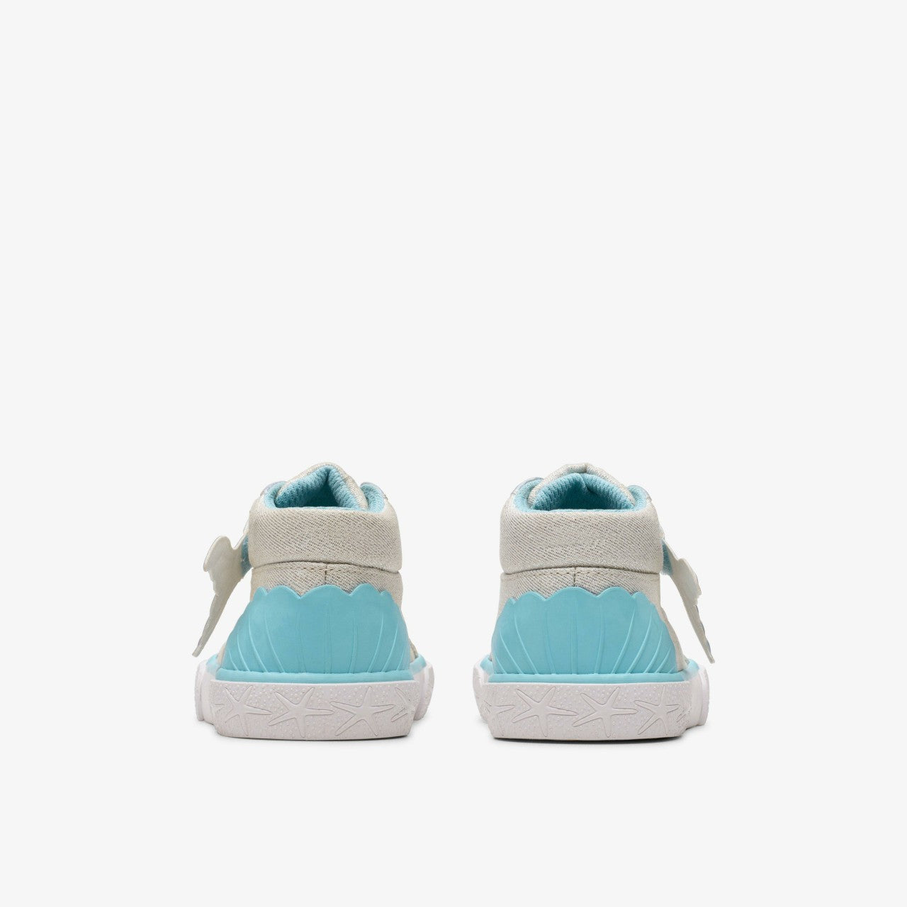 Foxing Wish Hi Toddler Silver Fabric | Clarks online - Kids