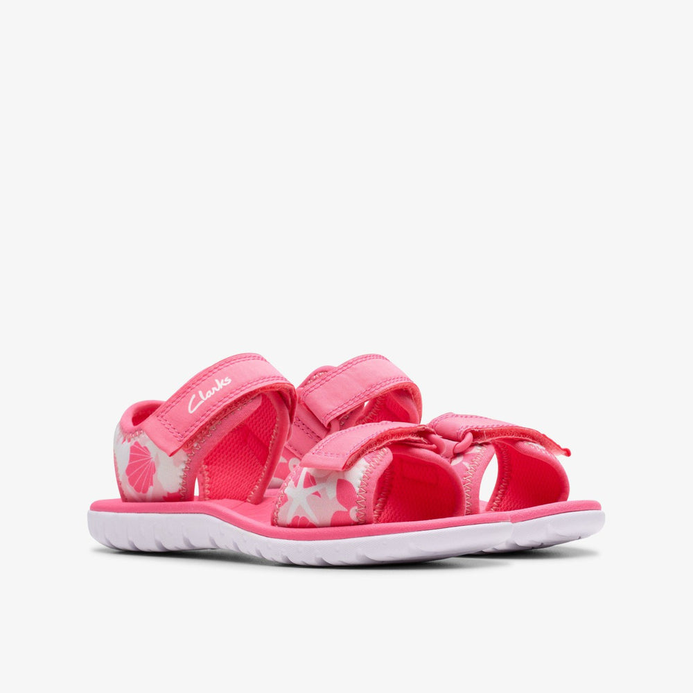 SurfingTide Kid Pink Multicolour | Clarks on Sale - Kids