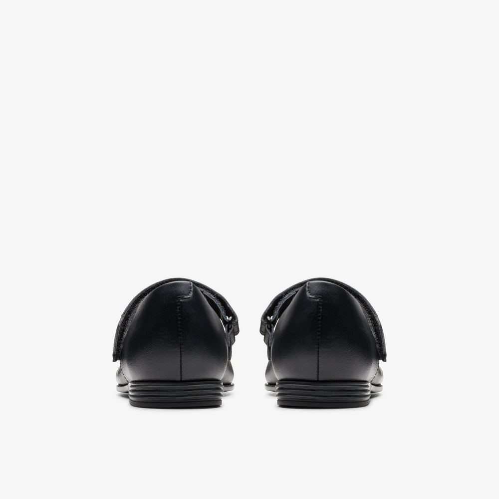 Finja Gem Older Black Leather | Clarks online - Kids