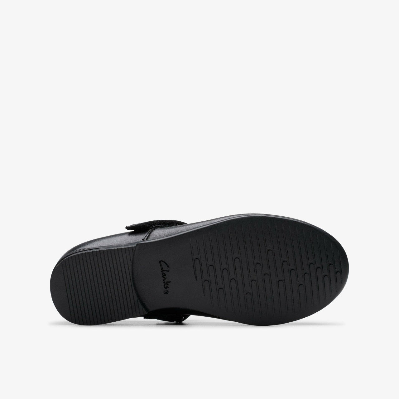 Finja Tap Kid Black Leather | Clarks on Sale - Kids