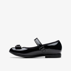 Finja Tap Kid Black Patent | Clarks for sale - Kids