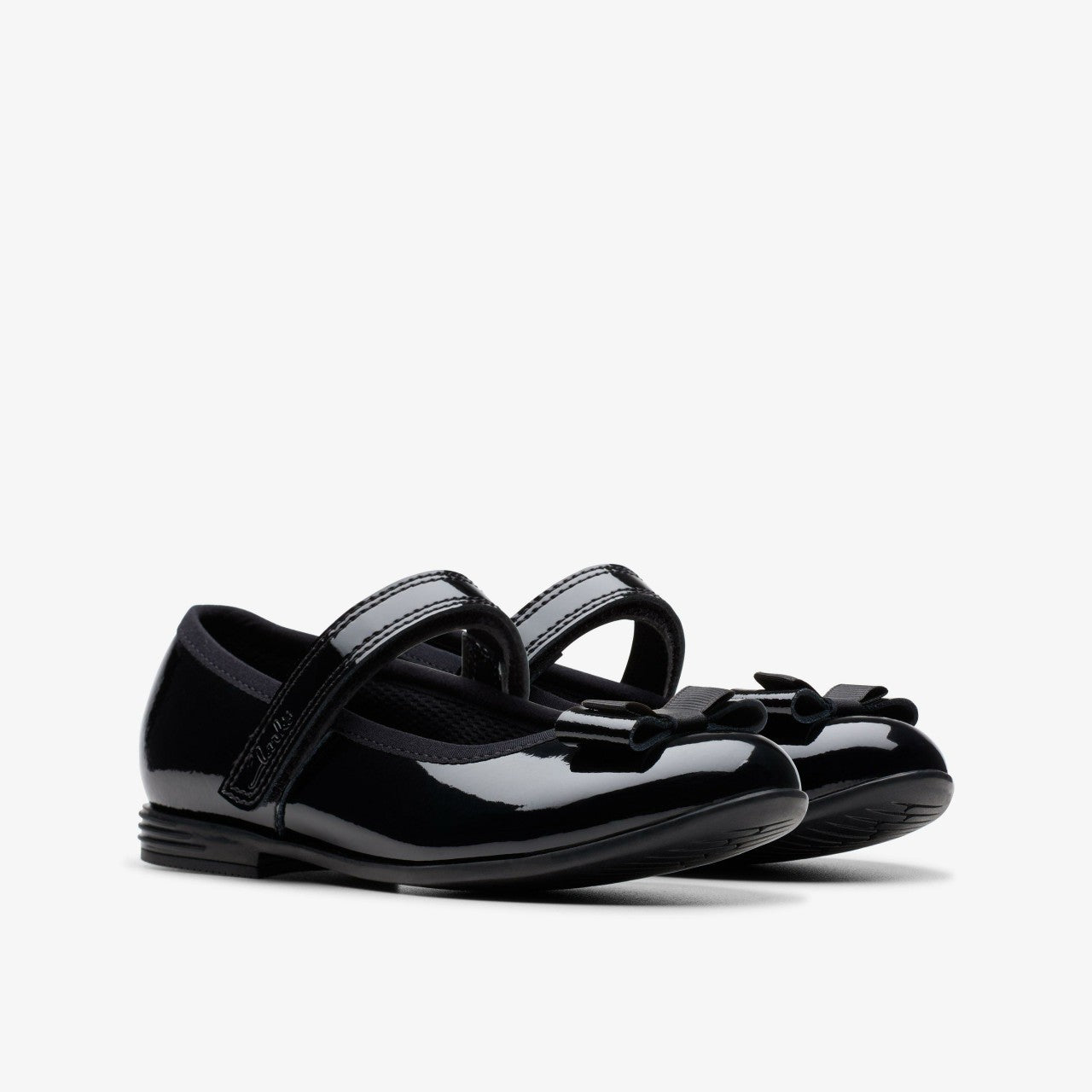 Finja Tap Kid Black Patent | Clarks for sale - Kids
