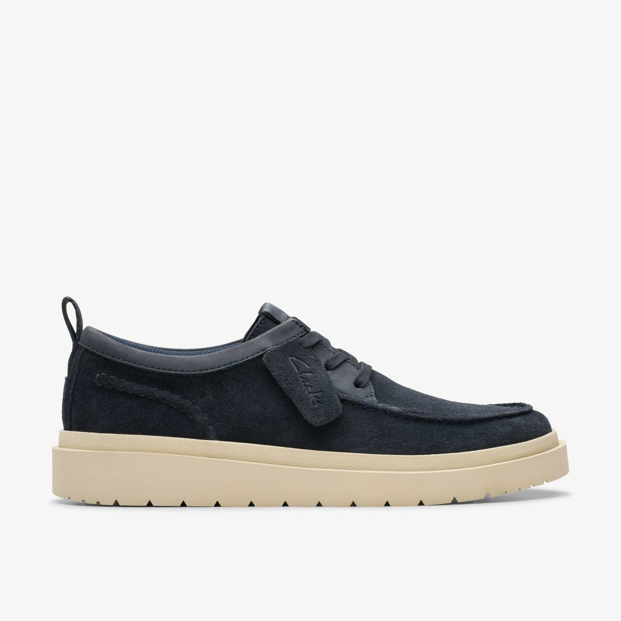 Polden Moc Navy Suede | Clarks for sale - Men