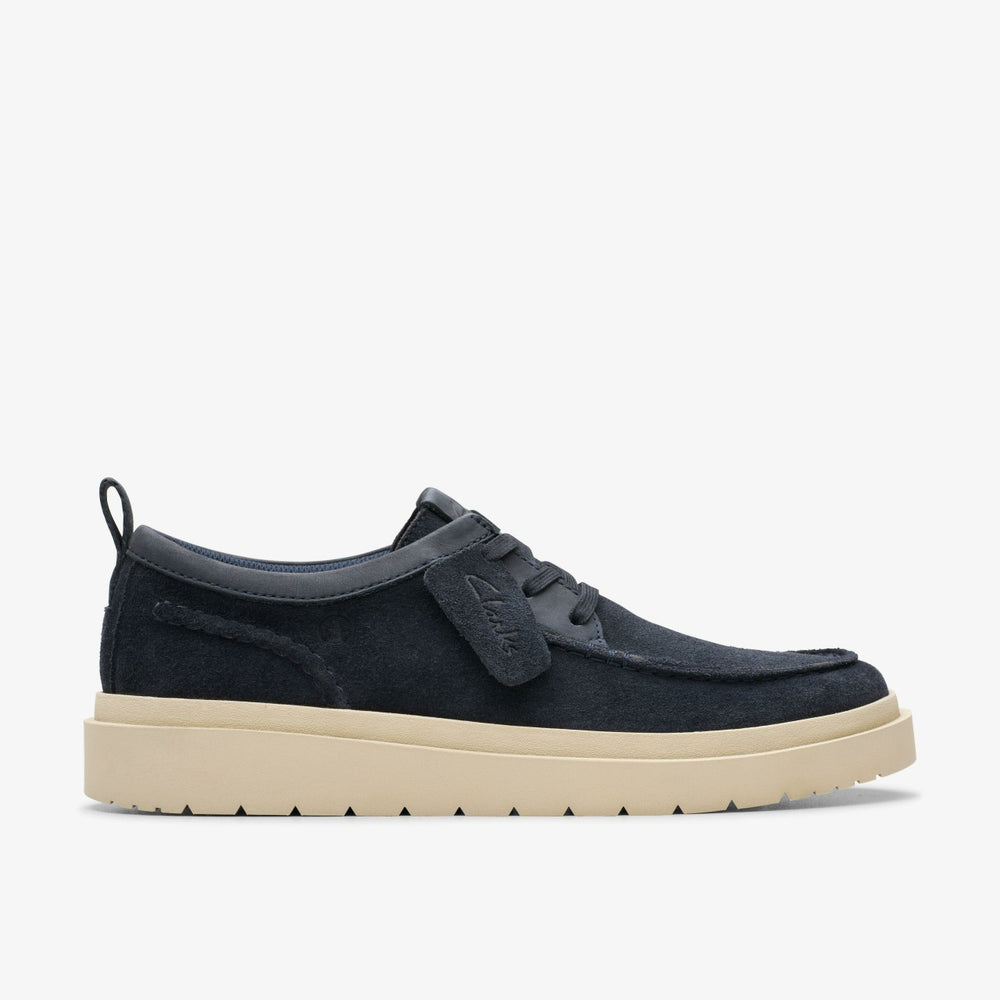 Polden Moc Navy Suede | Clarks for sale - Men