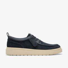 Polden Moc Navy Suede | Clarks for sale - Men