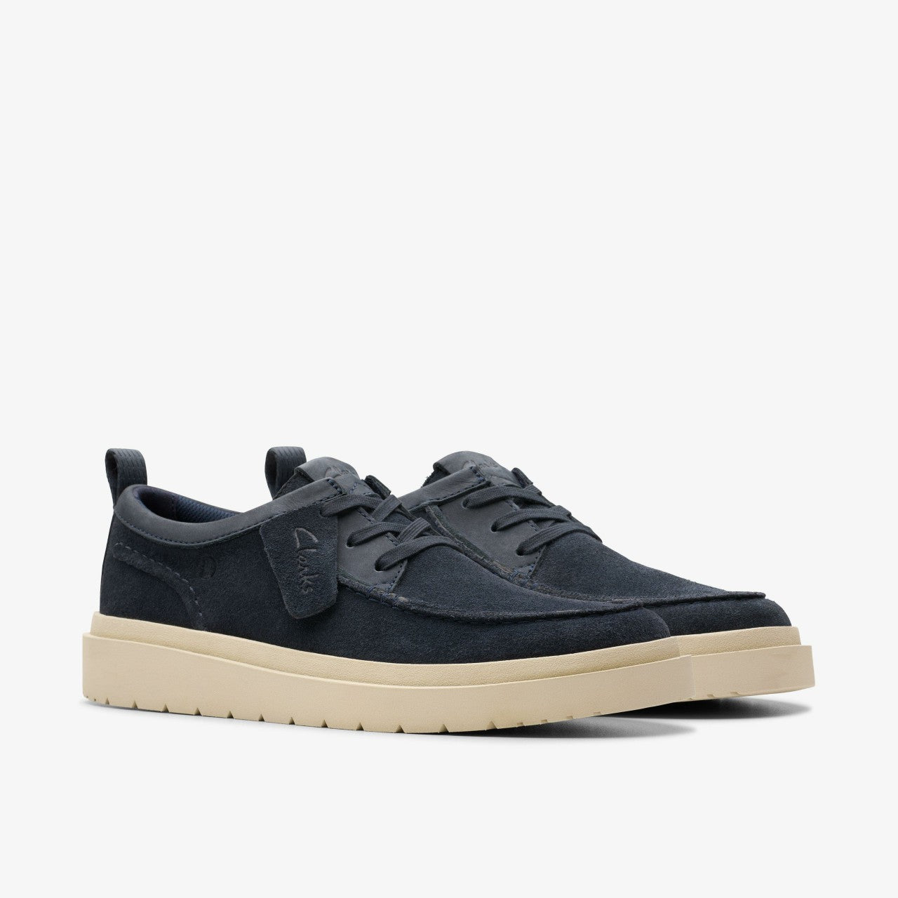 Polden Moc Navy Suede | Clarks for sale - Men