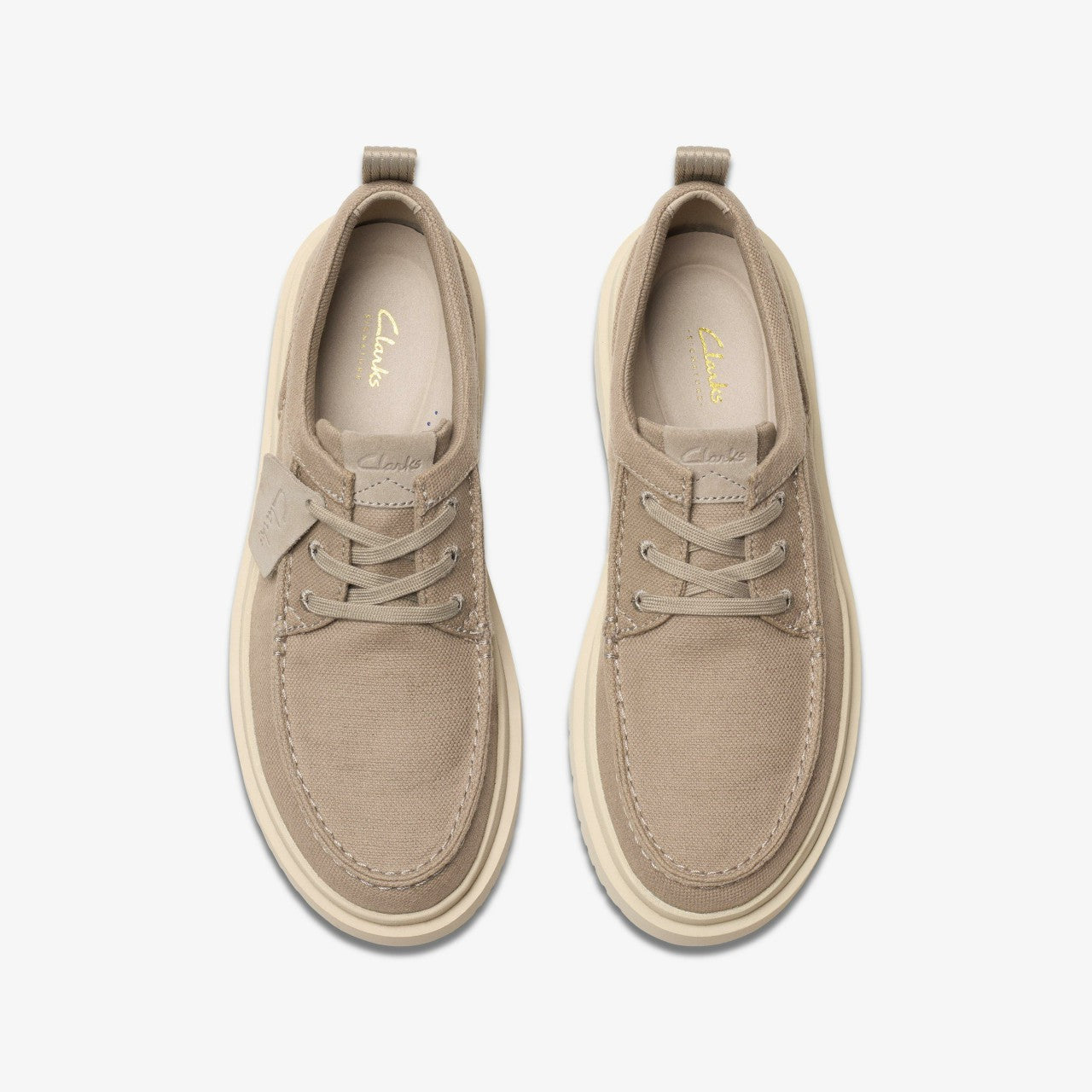 Polden Moc Grey Canvas | Clarks Sale - Men