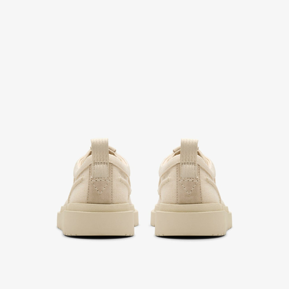 Polden Moc Off White Canvas | Clarks on Sale - Men