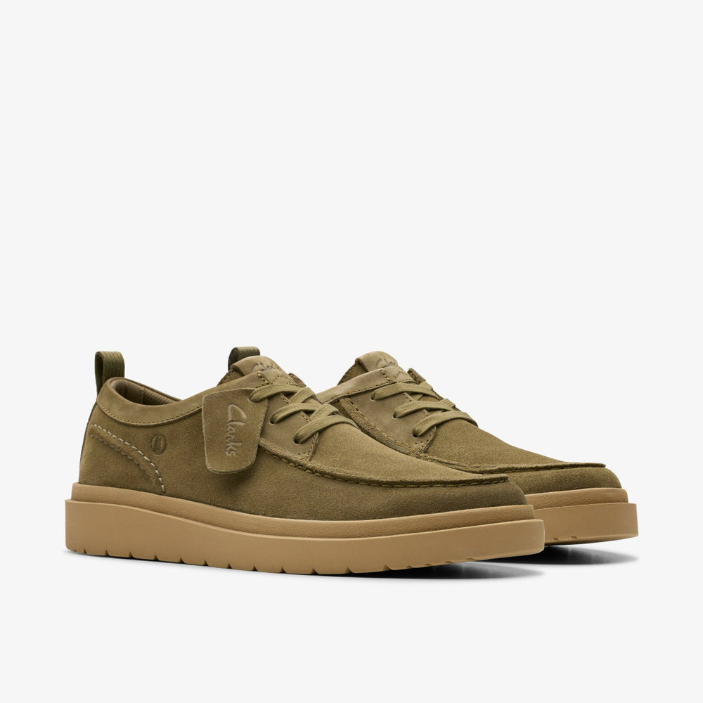 Polden Moc Olive Suede | Clarks online - Men