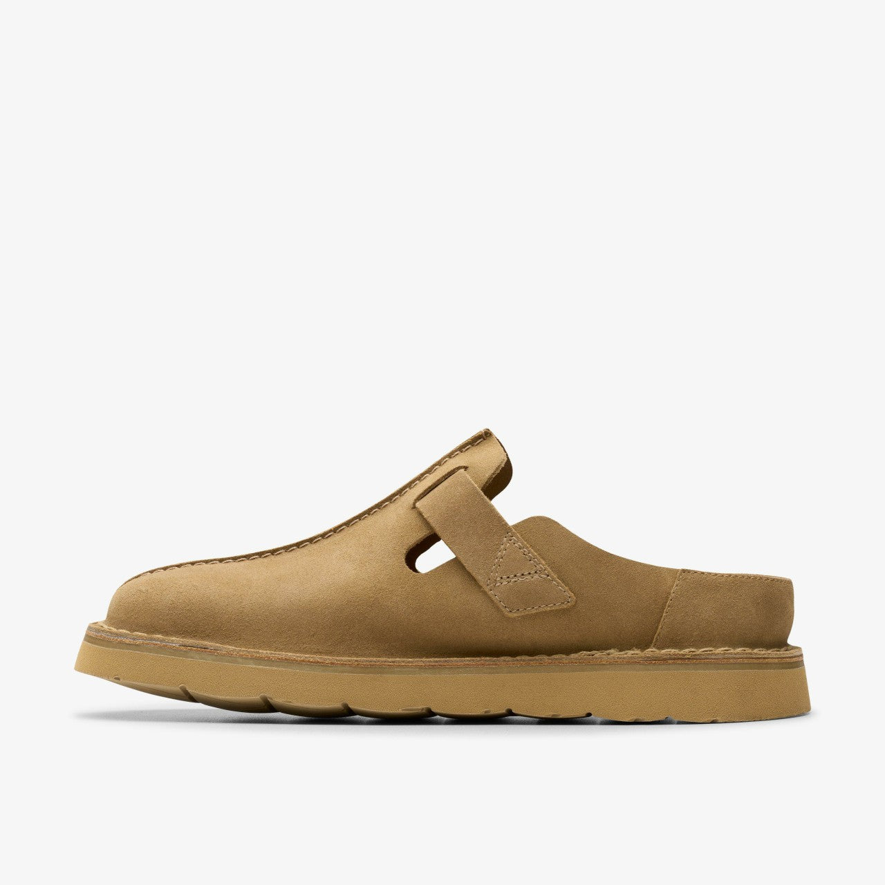 Solsbury Mule Dark Sand Suede | Clarks outlet - Men