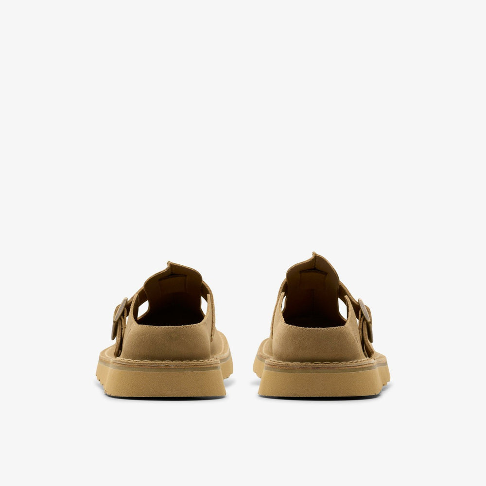 Solsbury Mule Dark Sand Suede | Clarks outlet - Men