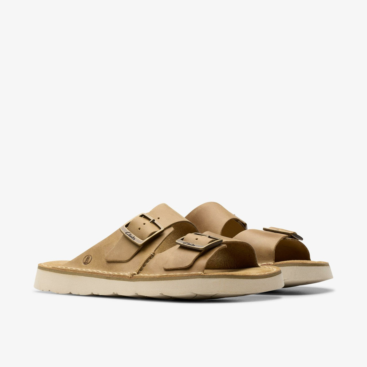 Solsbury Strap Dark Sand Leather | Clarks on Sale - Men