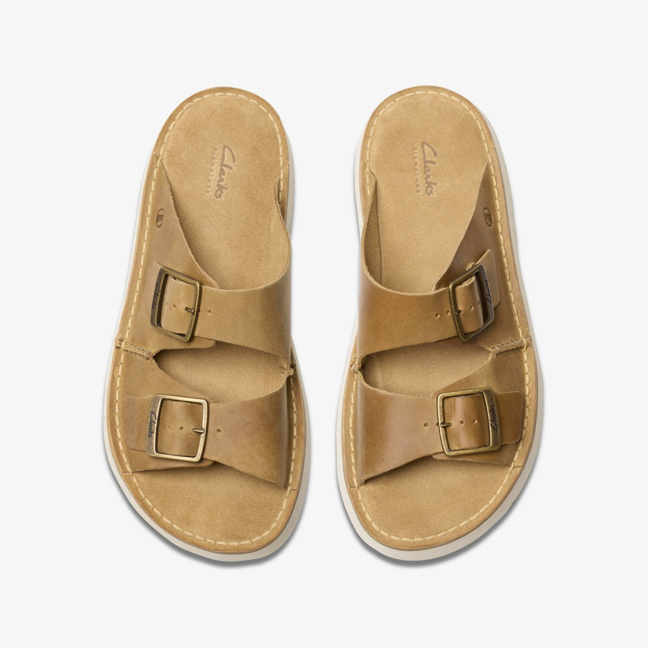 Solsbury Strap Dark Sand Leather | Clarks on Sale - Men