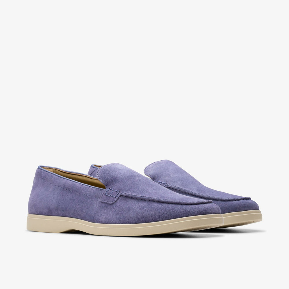 Torford Easy Dusk Blue Suede | Clarks outlet - Men