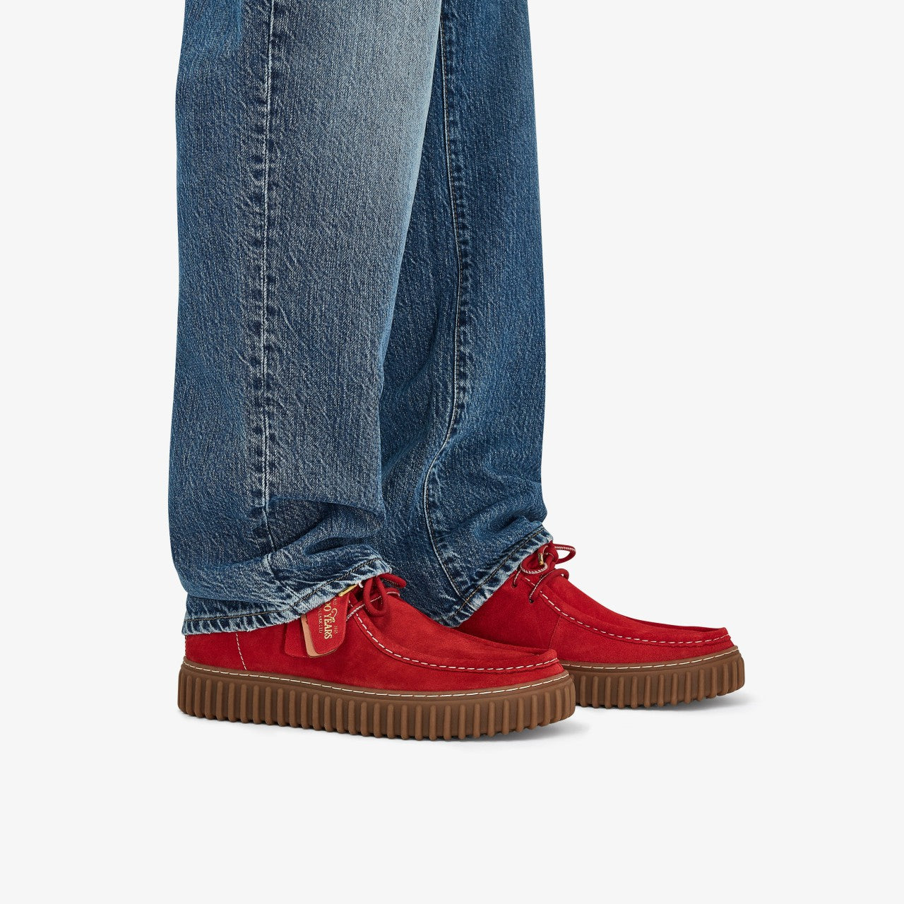 Torhill Lo Red Suede | Clarks outlet - Men
