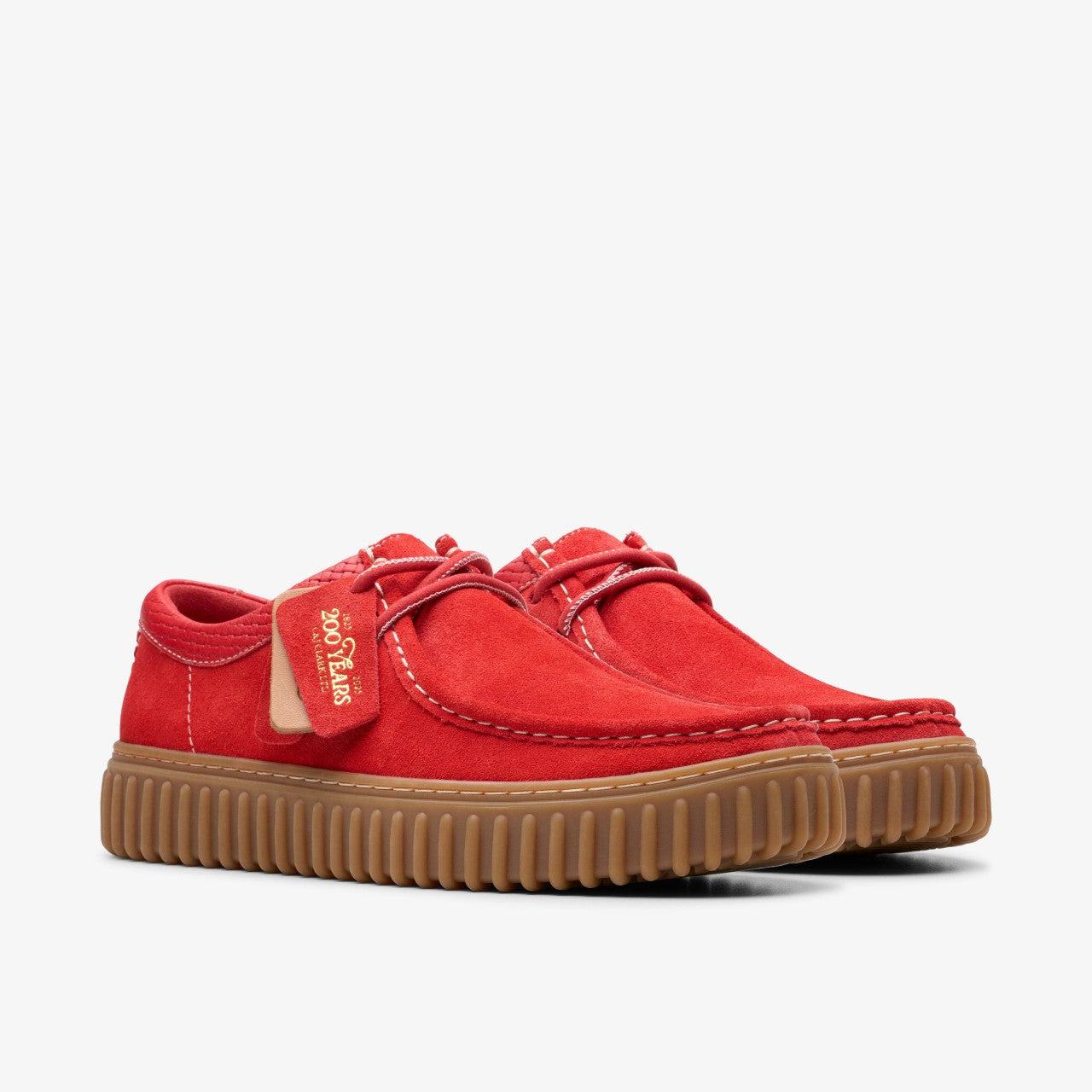 Torhill Lo Red Suede | Clarks outlet - Men
