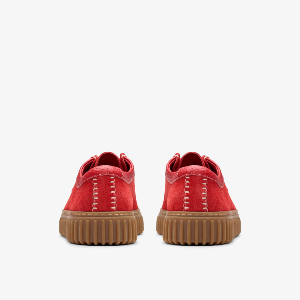 Torhill Lo Red Suede | Clarks outlet - Men